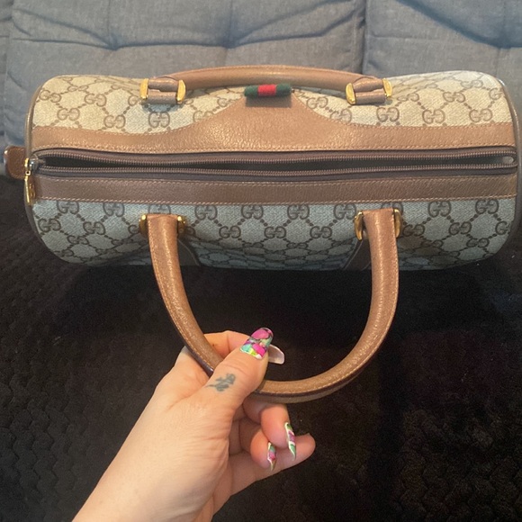 SOLD!! Beautiful Gucci vintage Boston bag - Picture 4 of 10